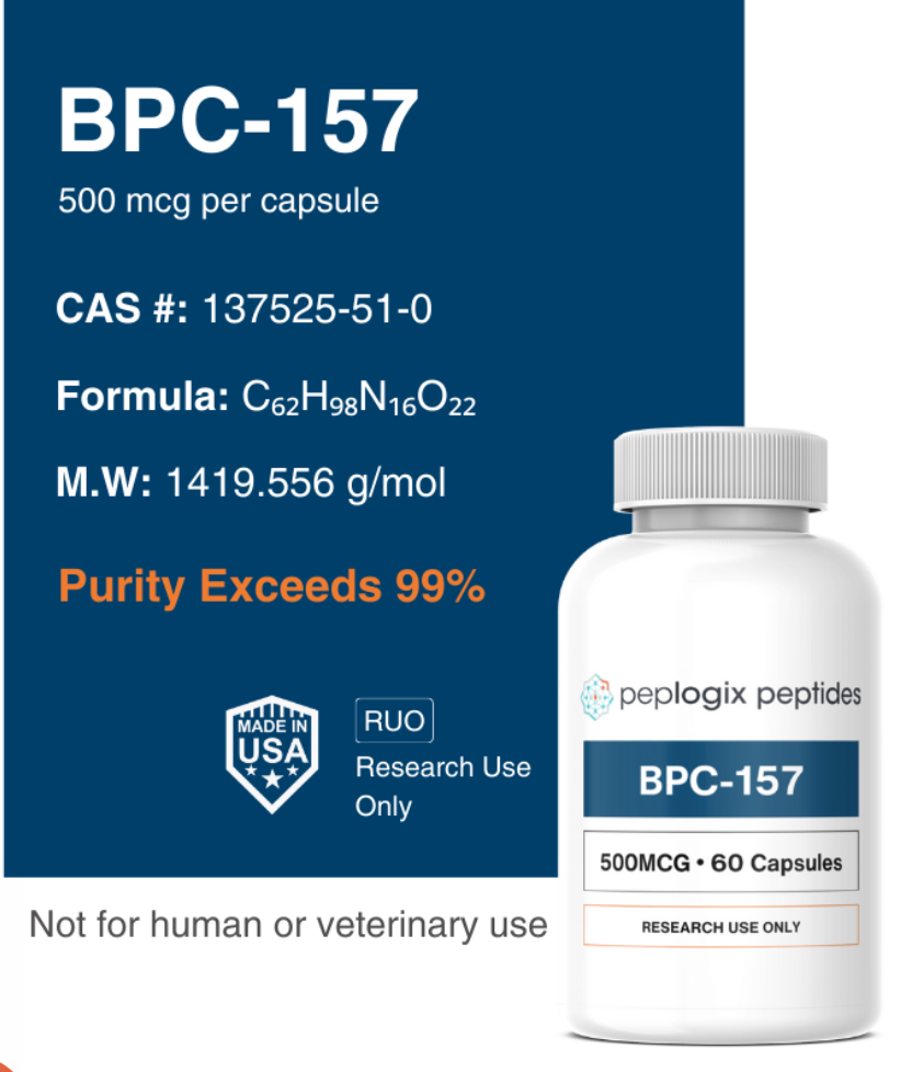 BPC-157 Capsules – 500mcg