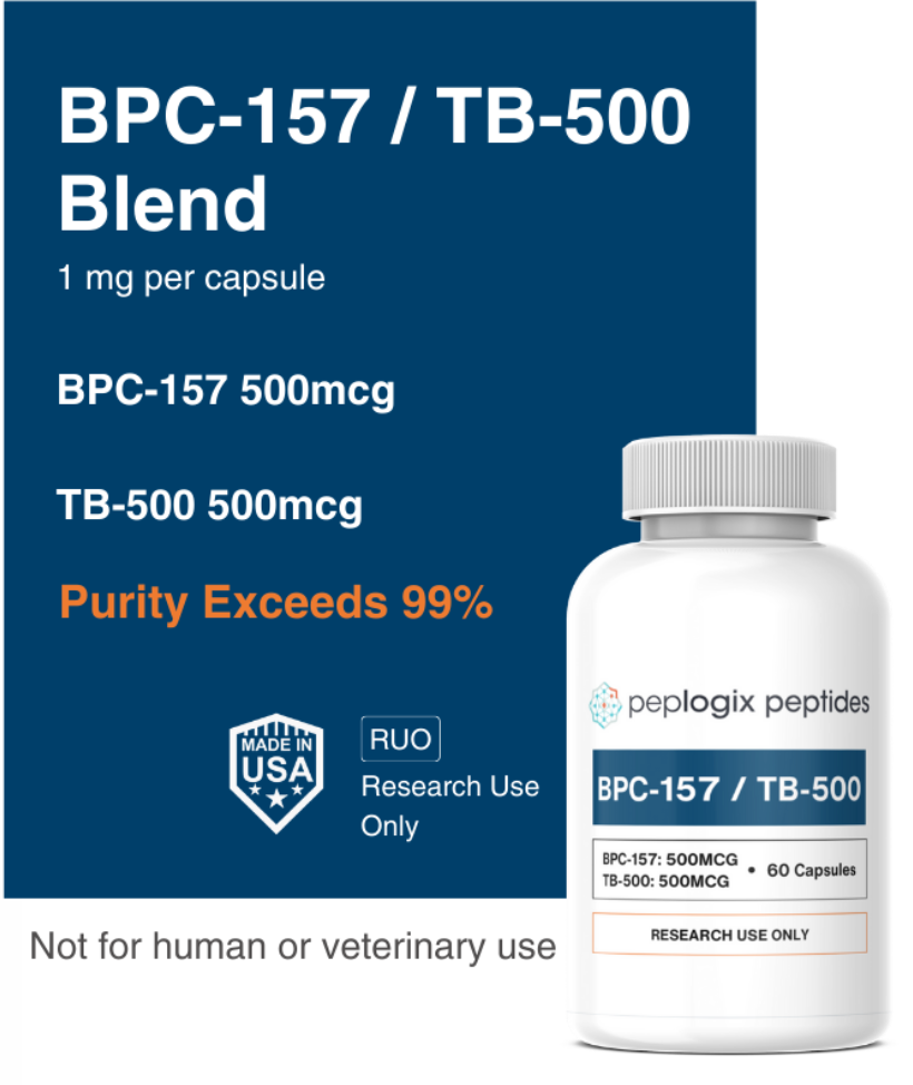 BPC-157/ TB-500 Blend Capsules – 1mg